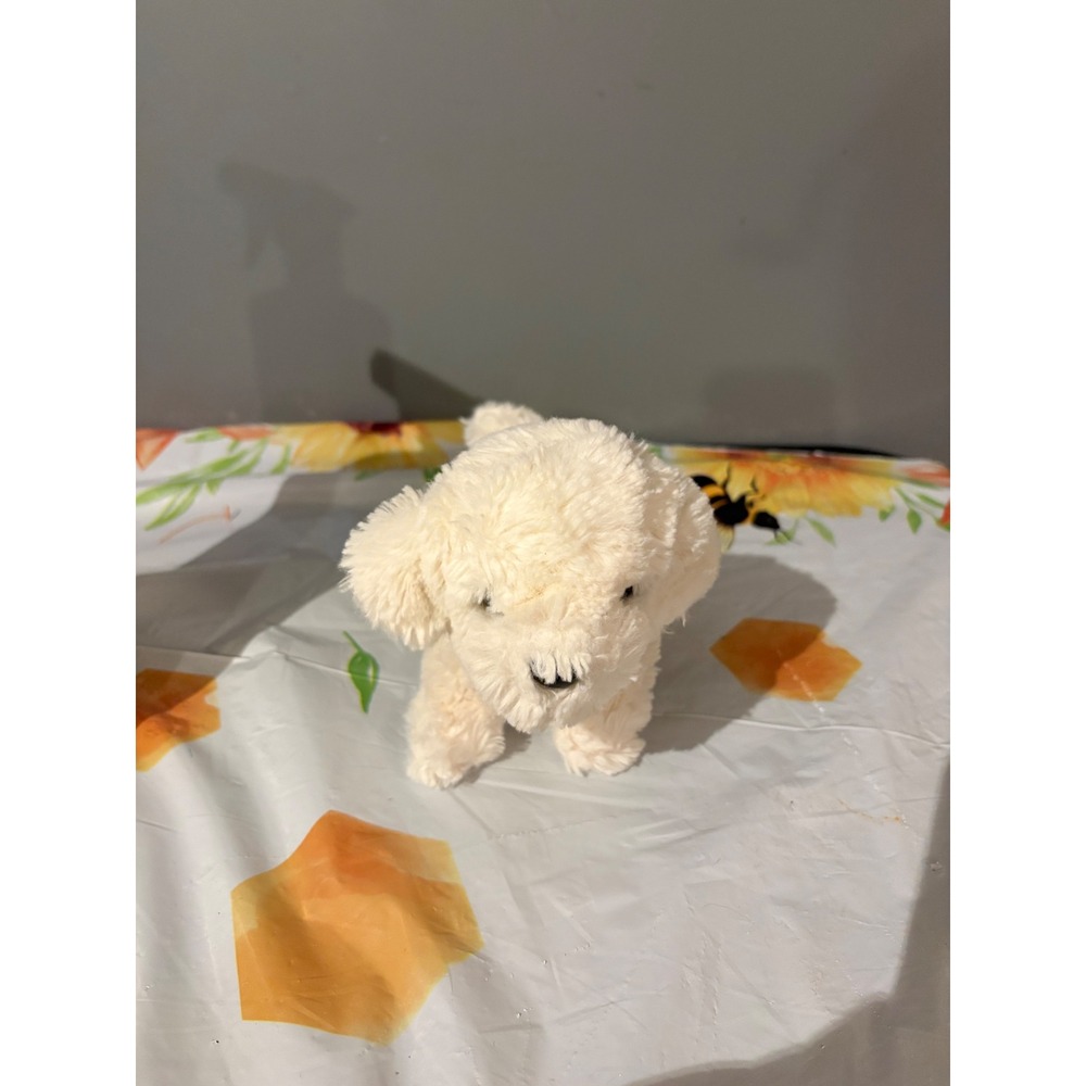 Douglas Cuddle Toys White Puppy Dog Plush Stuffed Animal Cream Bichon Poodle